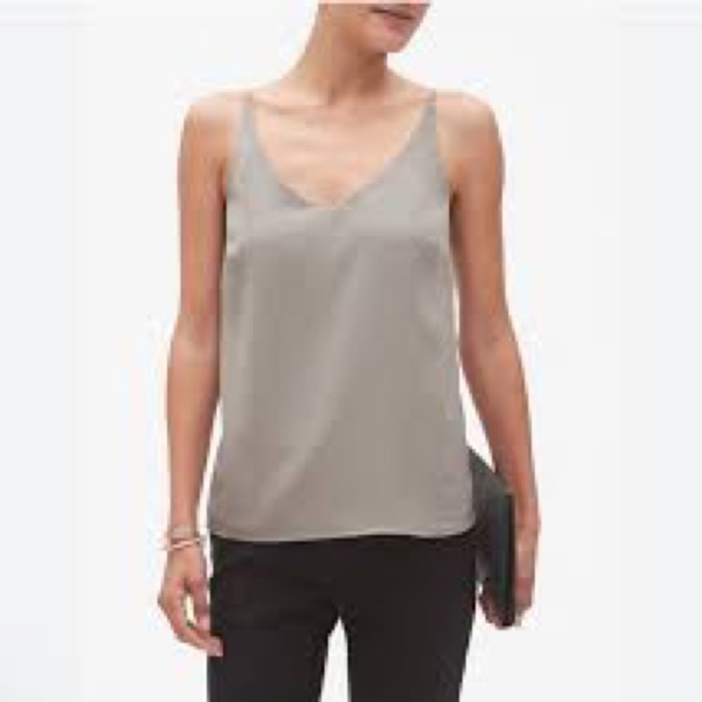 Banana Republic Light Gray Camisole